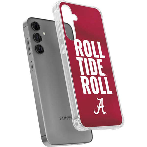 University of Alabama Roll Tide Roll Galaxy S24 Plus Clear Case